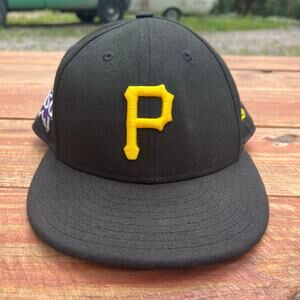 Pittsburgh Pirates 2021 ASG New Era 59FIFTY Hat 7 1/4 Black Yellow On-Field MLB
